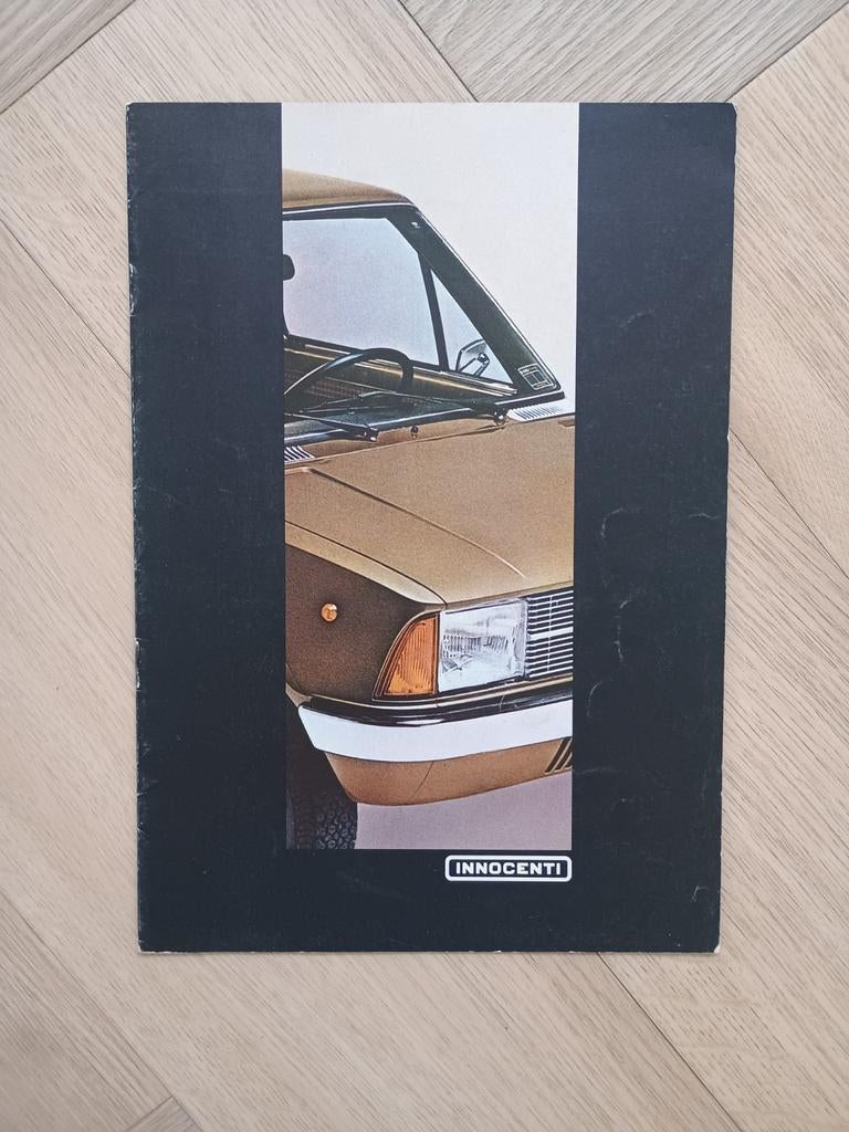Innocenti DeTomaso brochure, Boeken, Auto's | Boeken, Zo goed als nieuw, Overige merken, Ophalen of Verzenden