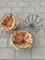 3 hanging baskets, Gebruikt, Minder dan 30 cm, Minder dan 60 cm, Rond