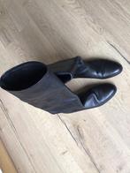 Dames leren laarzen, Ophalen of Verzenden, Zo goed als nieuw, Zwart, Hoge laarzen