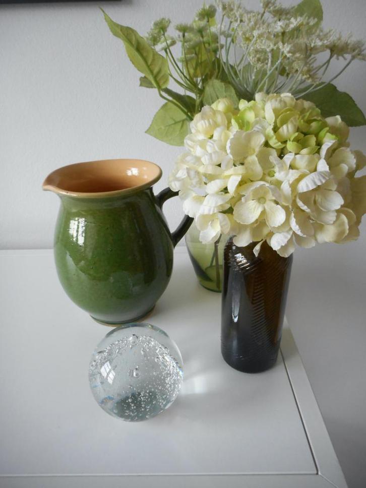 Glazen bal, presse papier, Antiek en Kunst, Antiek | Glas en Kristal, Ophalen of Verzenden