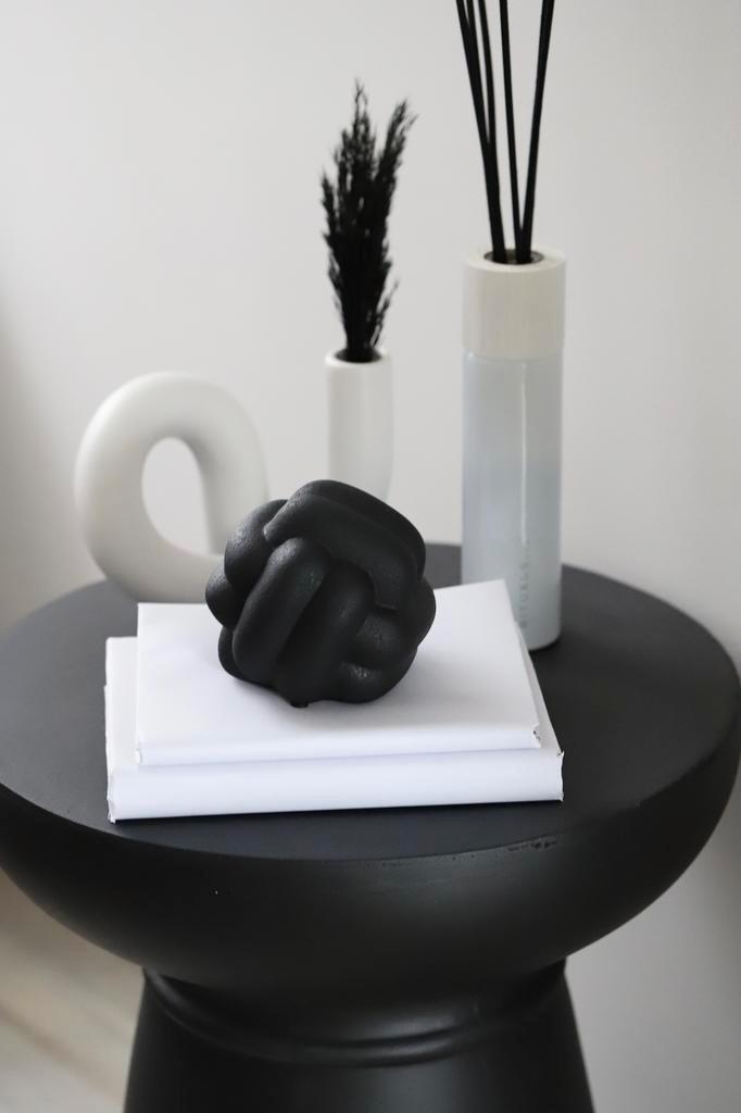 Stijvolle beeld knoop zwart, Huis en Inrichting, Woonaccessoires | Overige, Nieuw, Ophalen