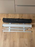 Roll-up banner,  85x200cm in tas. Basic zilver, Ophalen, Zo goed als nieuw, Meerdere media