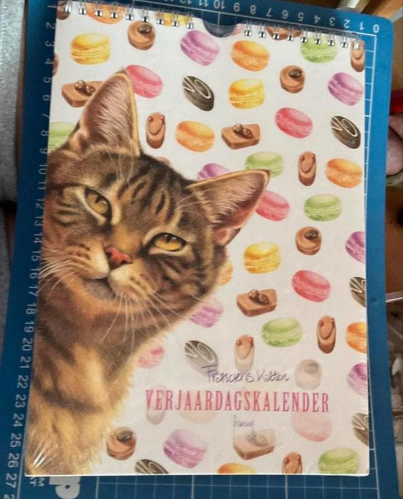 Franciens katten verjaardagskalender, Ophalen of Verzenden, Maandkalender, Nieuw