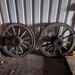 Authentieke wagenwielen, Ophalen