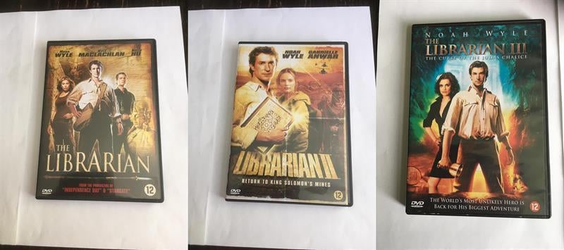 the librarian 1 2 3 dvd trilogy 1 t/m 3, Alle leeftijden, Ophalen of Verzenden, Zo goed als nieuw