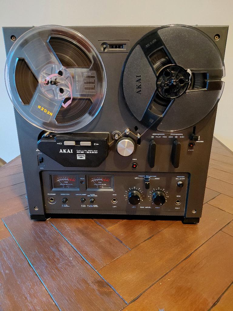 AKAI GX 215D Bandrecorder, Ophalen, Bandrecorder, Met banden