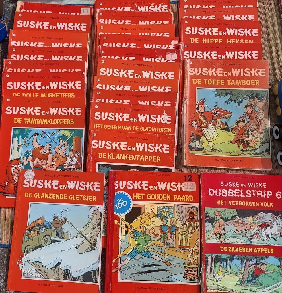Suske en Wiske stripboeken collectie, Meerdere stripboeken, Ophalen of Verzenden, Gelezen, Willy Vandersteen
