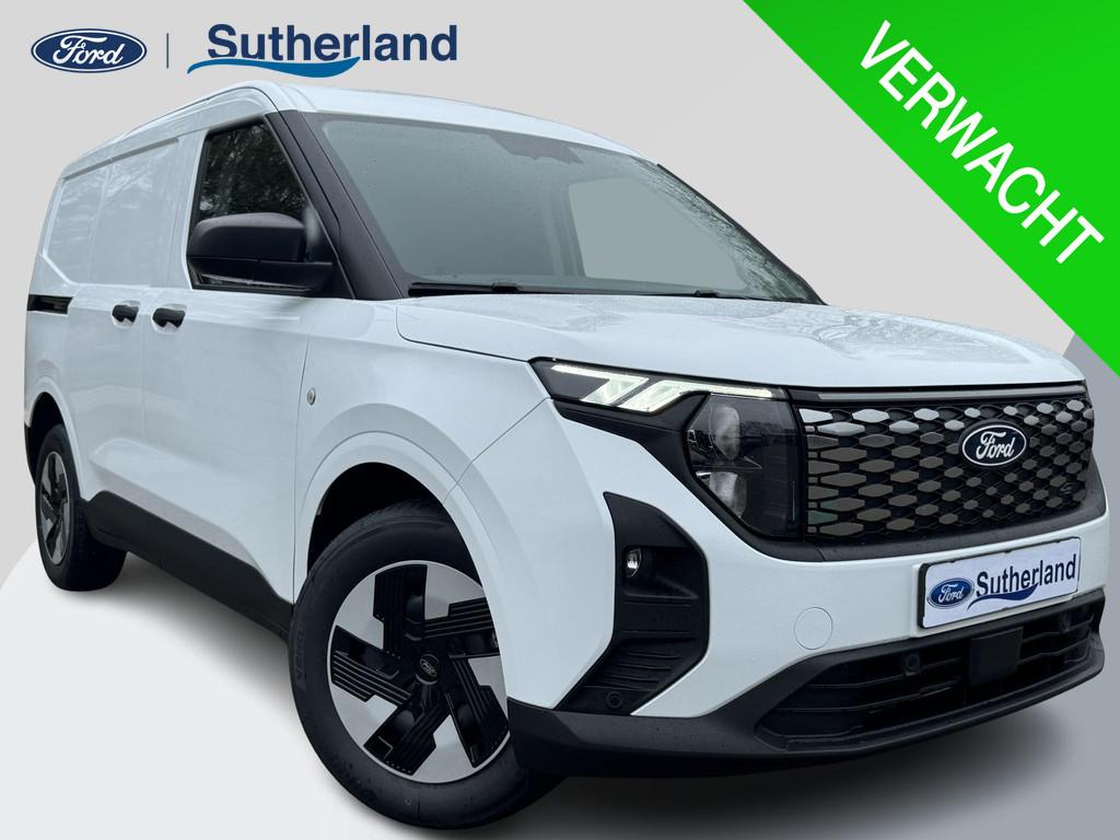 Ford E-Transit Courier Trend 44 kWh 136pk Trekhaak | LED Laa, Auto's, Bestelauto's, Gebruikt, Wit, Origineel Nederlands, 1524 kg