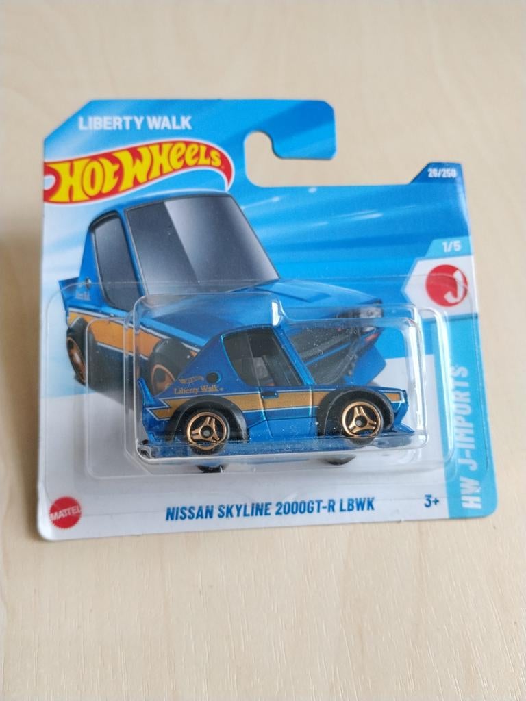 Hotwheels Nissan skyline 2000 GT-R LBWK, Ophalen of Verzenden, Nieuw, Auto