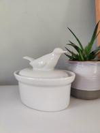 Apilco France Porcelaine a Feu patépot vogel, Ophalen of Verzenden