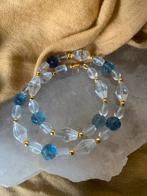 Fluoriet opaal girasol beschermt intuïtie creatief SALE, Ophalen of Verzenden, Nieuw, Steen of Mineraal, Verstelbaar