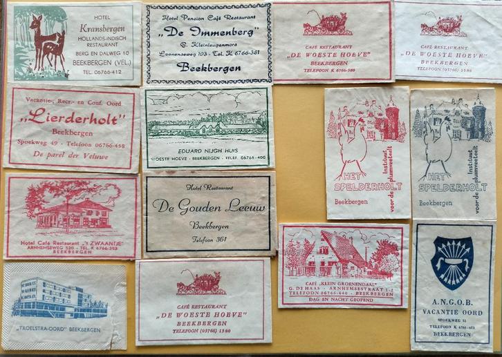 Beekbergen 394, Verzamelen, Suikerzakjes, Verzenden