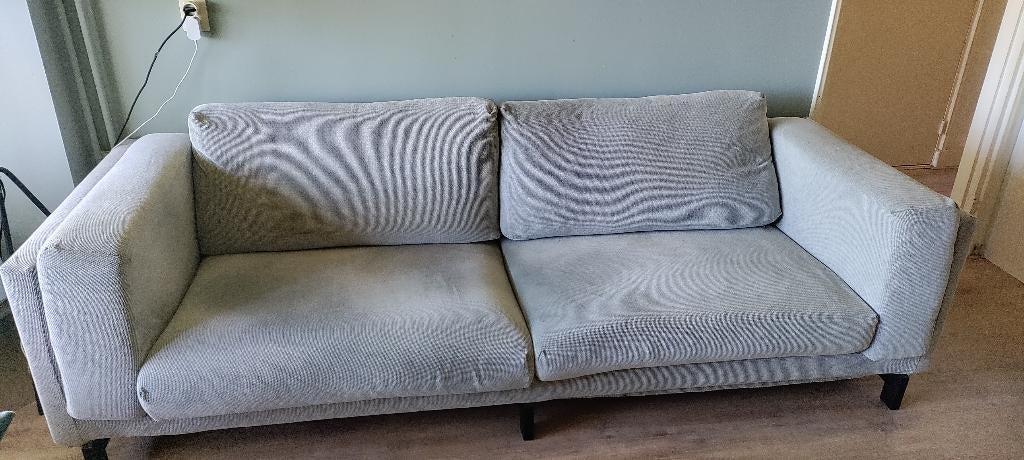 Ikea Nockeby bank, grijs, Huis en Inrichting, Banken | Bankstellen, Ophalen, Gebruikt, 150 tot 200 cm, Tweepersoons