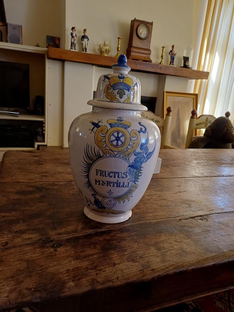 Apothekerspot "Fructus Myrtilli", Antiek en Kunst, Ophalen of Verzenden