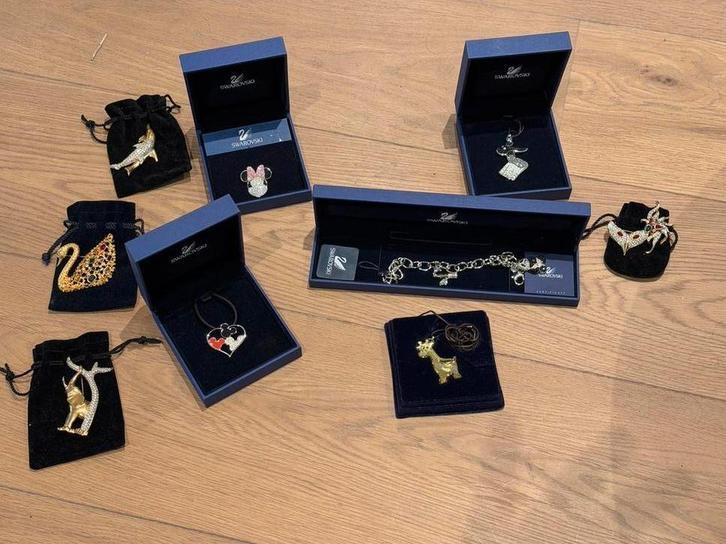 Mooie collectie Swarovski sieraden, Ophalen of Verzenden