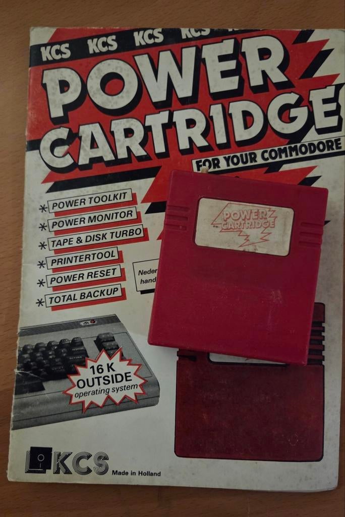 KCS Power Cartridge voor C64/C128 met handleiding, Computers en Software, Vintage Computers, Ophalen of Verzenden