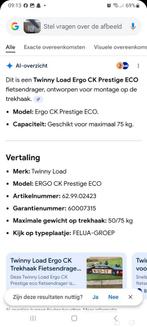 Twinny load fietsen dragen,in perfecte staat, Ophalen