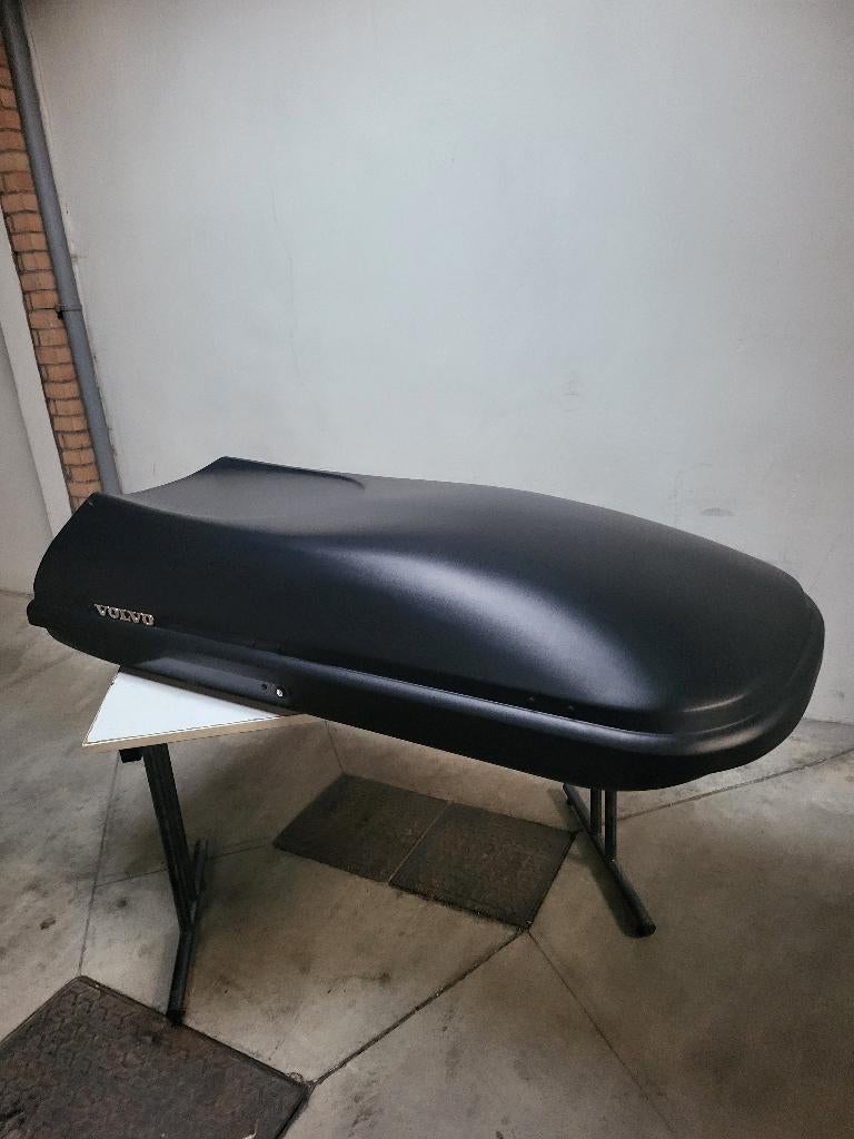 Originele Volvo Dakkoffer 420 liter Mat Zwart 175x83 H35, Auto diversen, Dakkoffers, Ophalen of Verzenden, Gebruikt