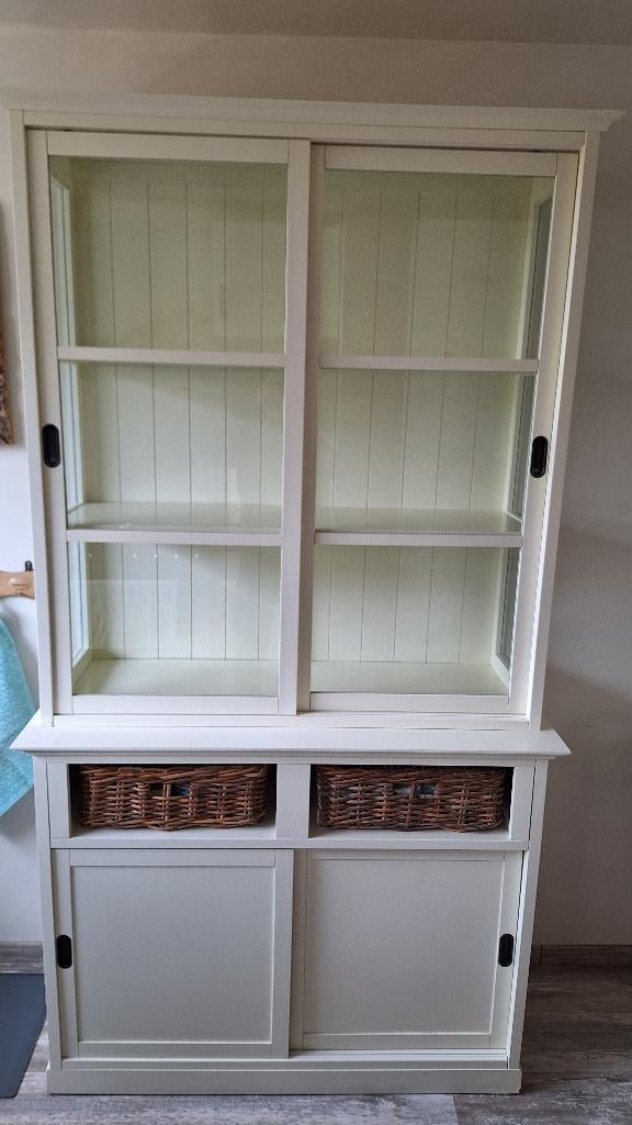 buffet-vitrinekast, Huis en Inrichting, Kasten | Buffetkasten, Ophalen, Met plank(en), 100 tot 150 cm, 200 cm of meer