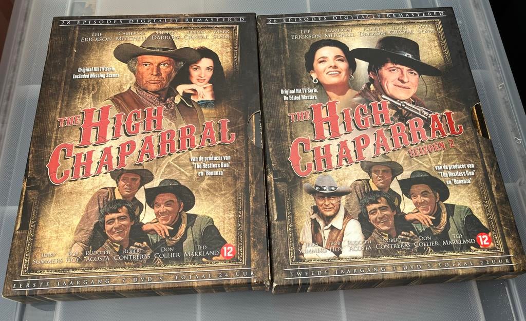 The High Chaparral - Seizoen 1 & 2 DVD Boxset, Cd's en Dvd's, Gebruikt, Ophalen of Verzenden, Vanaf 12 jaar, Boxset