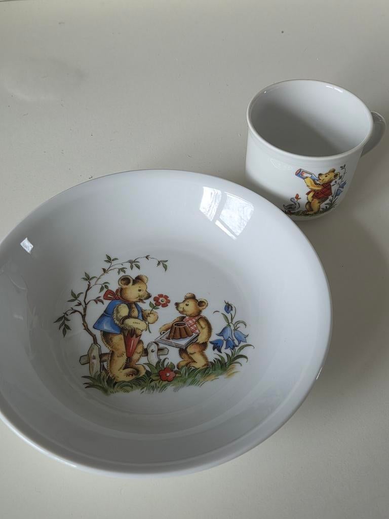 Vintage kinderservies Seltmann Weiden jaren 60, Antiek en Kunst, Antiek | Porselein, Ophalen of Verzenden