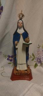 125 Beeld Heilige Hedwig - porselein, Ophalen of Verzenden, Zo goed als nieuw, Beeld(je), Christendom | Katholiek