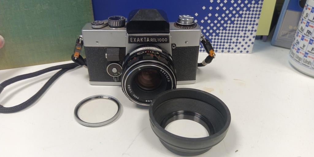 EXAKTA RTL1000 analoge spiegelreflexcamera, Audio, Tv en Foto, Fotocamera's Analoog, Ophalen of Verzenden, Spiegelreflex, Overige Merken