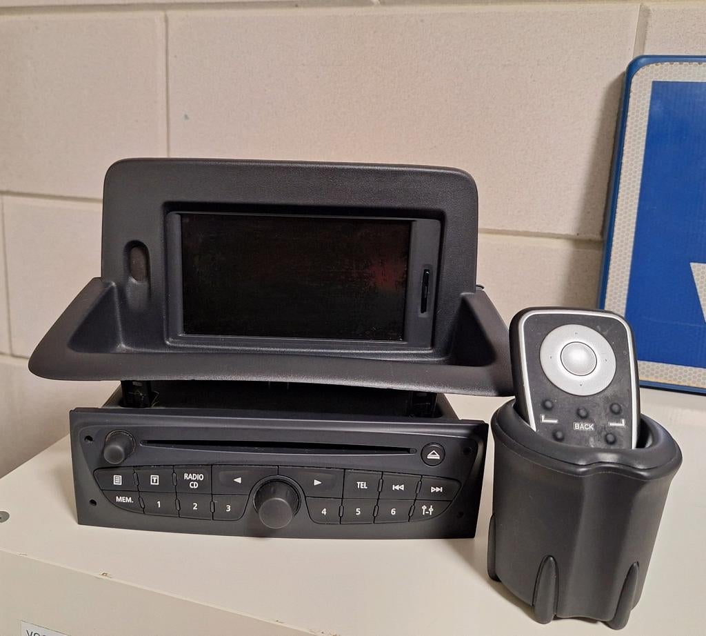 Originele Autoradio Renault Clio 3, Auto diversen, Ophalen of Verzenden