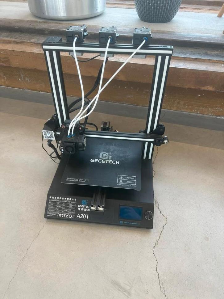 GEEETECH A20T 3D-printer, Computers en Software, 3D Printers, Zo goed als nieuw, Ophalen