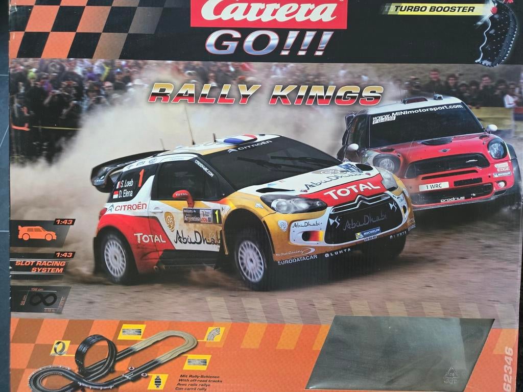 Carrera GO!!! Rally Kings racebaan, Ophalen, Elektrisch, Carrera