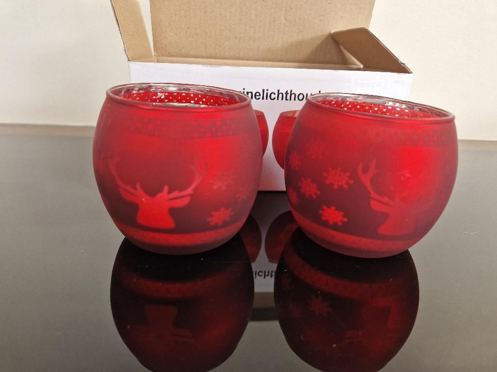 NIEUW set 2 waxinelichthouders, Diversen, Ophalen of Verzenden, Nieuw