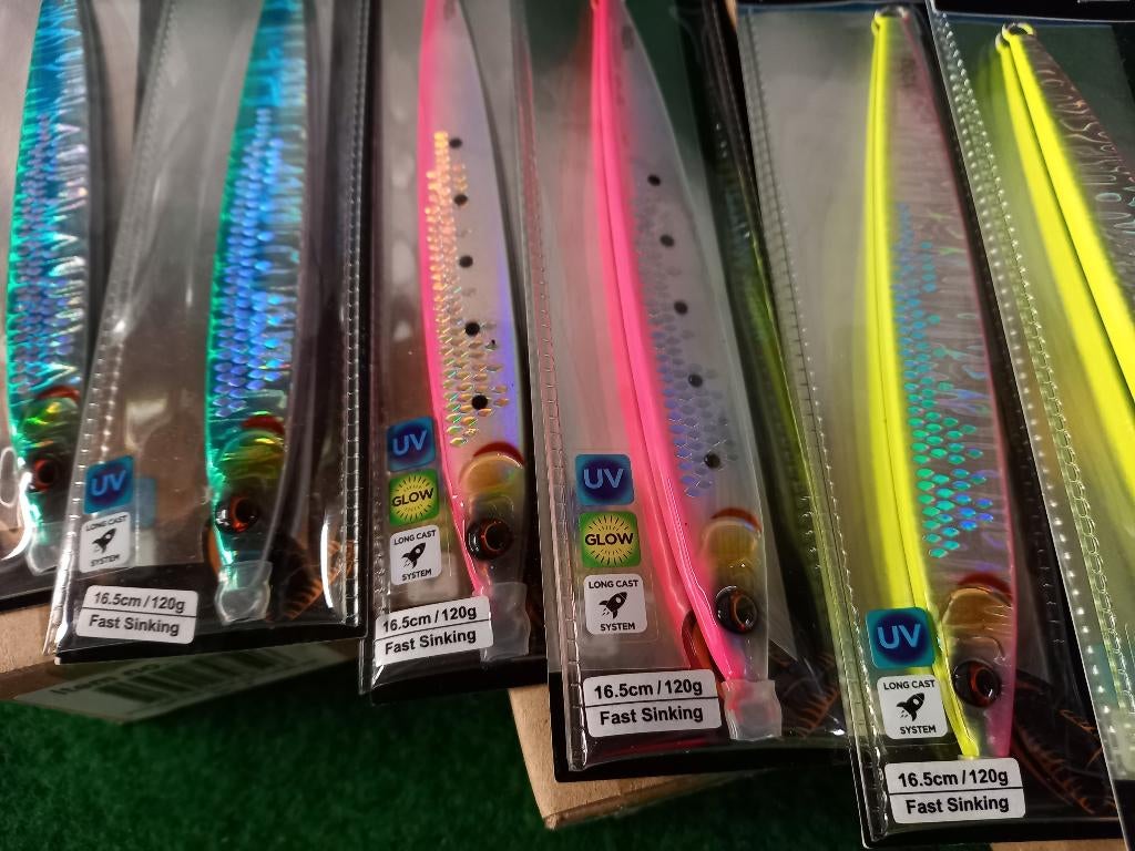 6x120 grams Sardine Slider Jigs (Savage Gear), Watersport en Boten, Tinstraat, Savage Gear, Overige typen, Nieuw