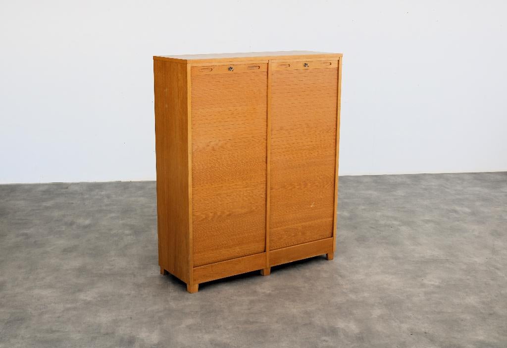 vintage archiefkast | kast | jaren 60 | Zweeds, Gebruikt, ., Eikenhout, .