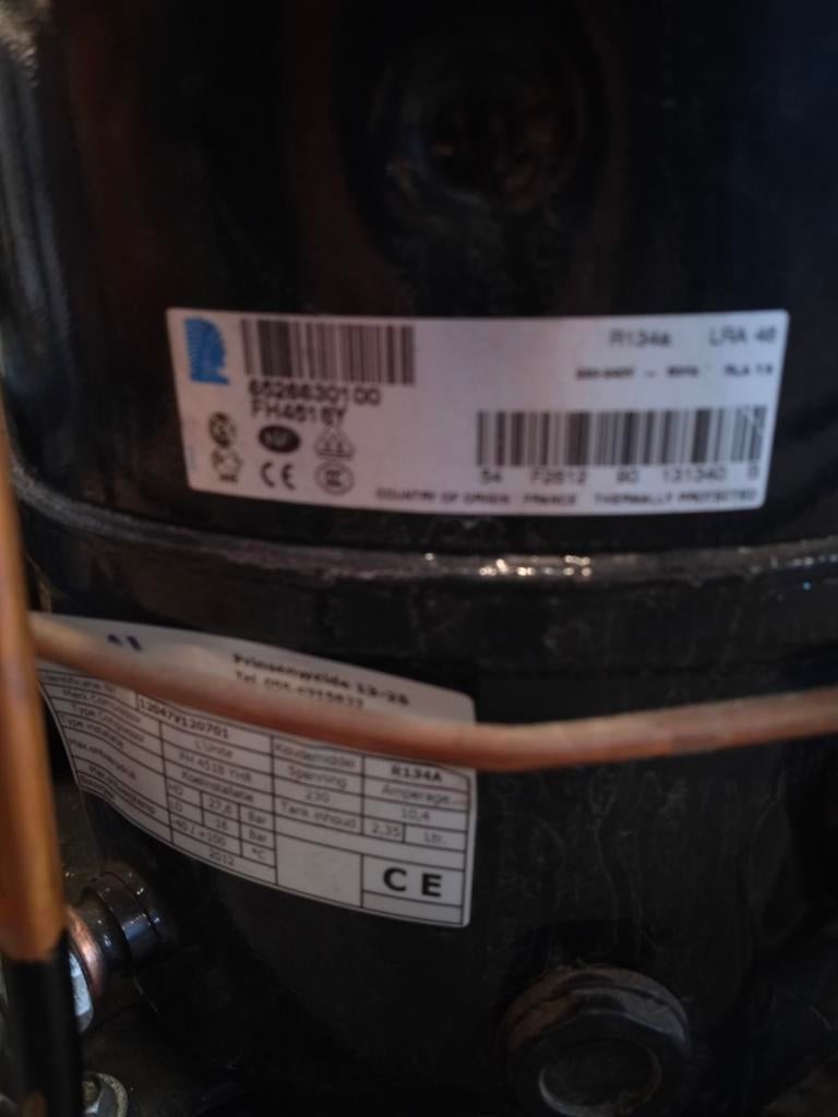 Koelmotor Lunite TFH compressor 2 stuks beschikbaar, Ophalen, Gebruikt