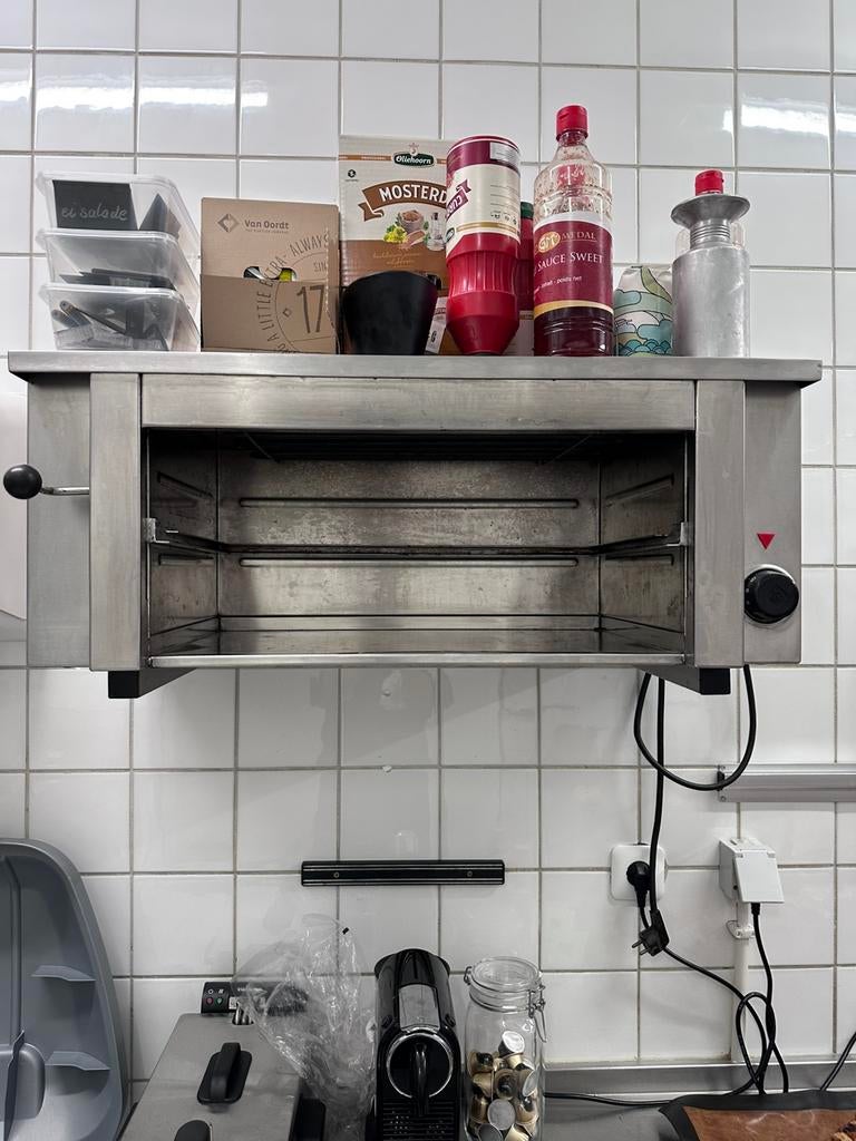 Salamander gril oven, Ophalen, Zo goed als nieuw, Minder dan 45 cm