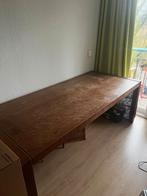 Uitschuifbare eettafel donker hout, Huis en Inrichting, Tafels | Eettafels, Ophalen, Gebruikt, 200 cm of meer, 50 tot 100 cm