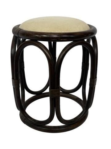 Vinage Krukje Manou Rotan Jaren 60 Stoeltje, Huis en Inrichting, Gebruikt, Vintage kruk, Vintage kruk, Ophalen of Verzenden