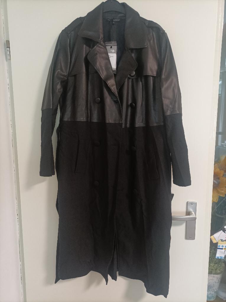 Tramontana trenchcoat lange zomer jas maat 40, Maat 38/40 (M), Tramontana, Zwart, Ophalen of Verzenden