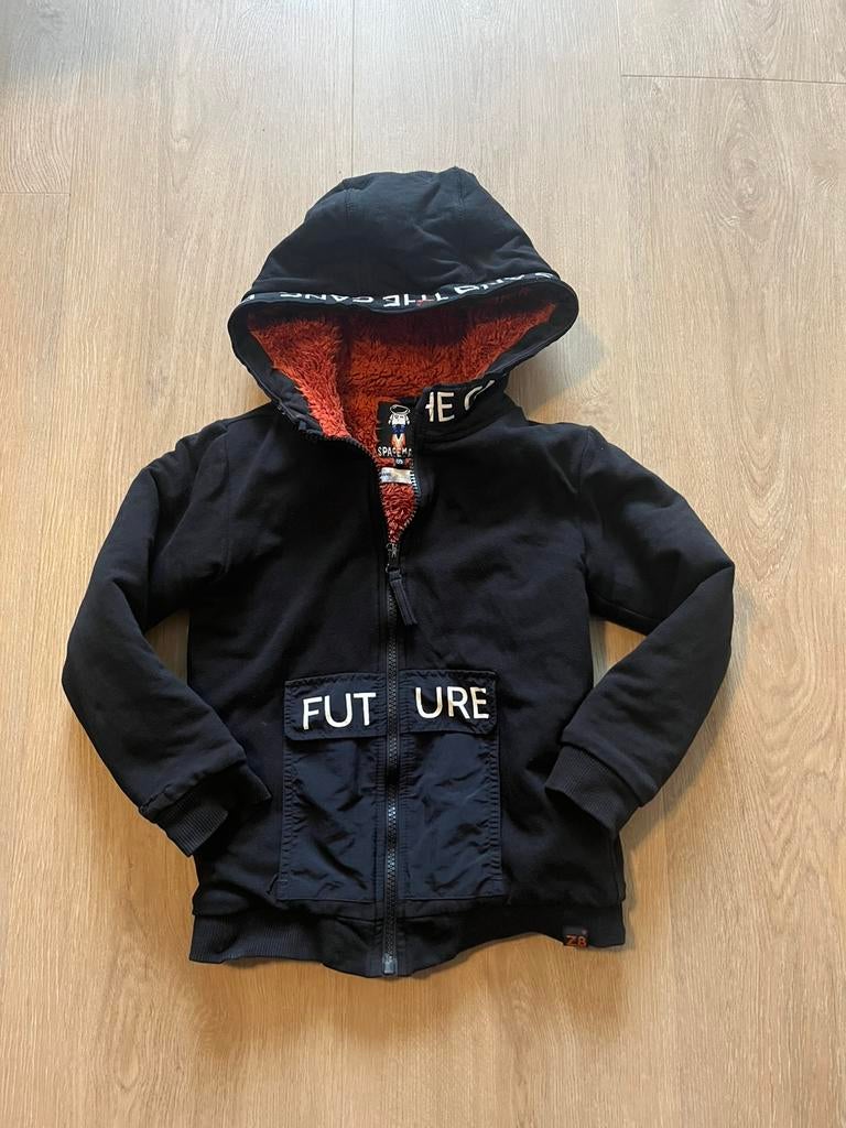 Z8 borgvest jongen mat 116 / 122 gedragen zwart daniel, Ophalen of Verzenden, Zo goed als nieuw, Jongen, Trui of Vest