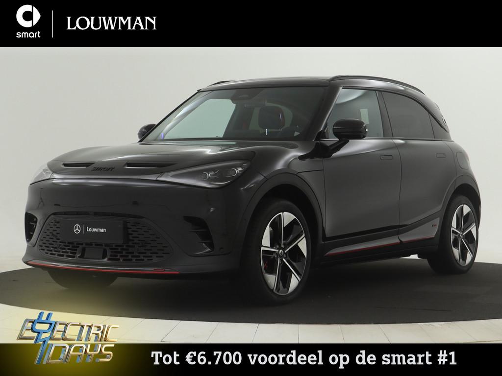 Smart #1 BRABUS 66 kWh | VAN €47.520 NAAR € 40.810 | Ele, Auto's, Smart, Automaat, 430 pk, Zwart, Zwart