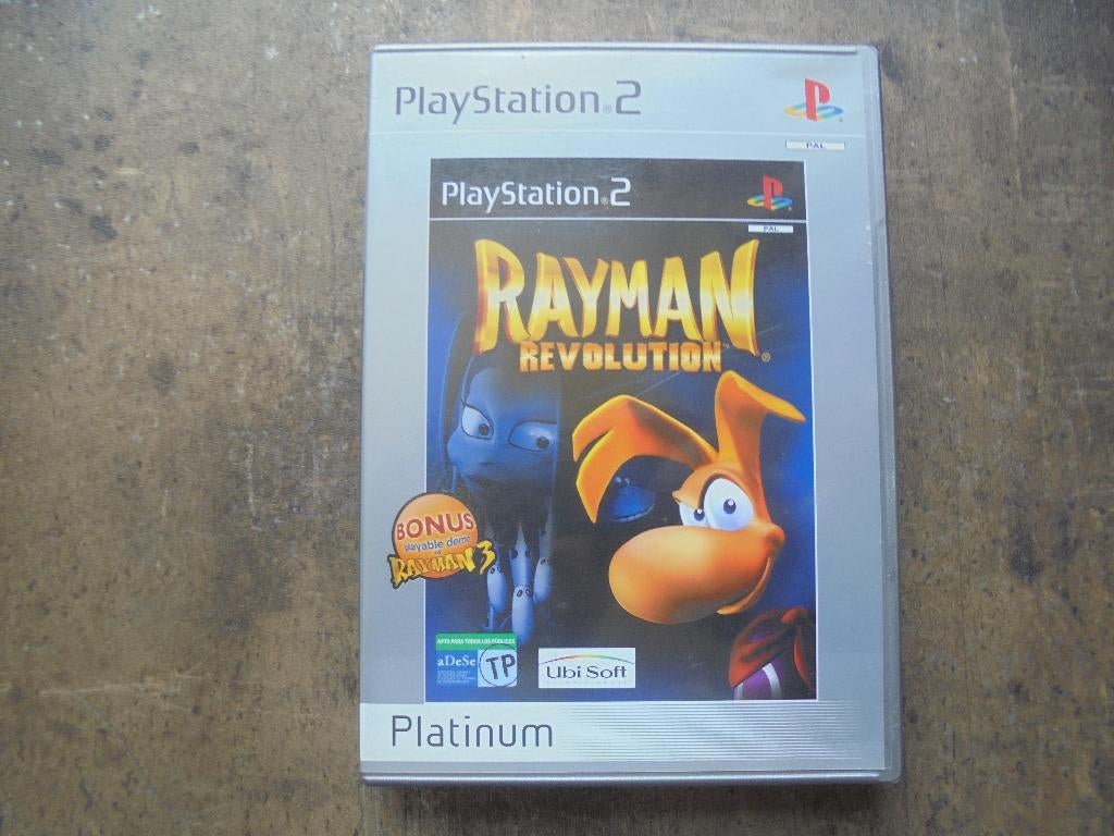 Rayman Revolution voor PS2 (zie foto's), Spelcomputers en Games, Games | Sony PlayStation 2, Avontuur en Actie, Gebruikt, 1 speler