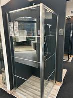Moderne Douchecabine 90x90, matt Brushed, Doe-het-zelf en Verbouw, Sanitair, Ophalen, Nieuw, Glas, Douche