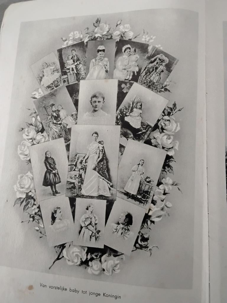 Platenboek 40 jr Koningin der Nederlanden 1898-1938, Ophalen of Verzenden