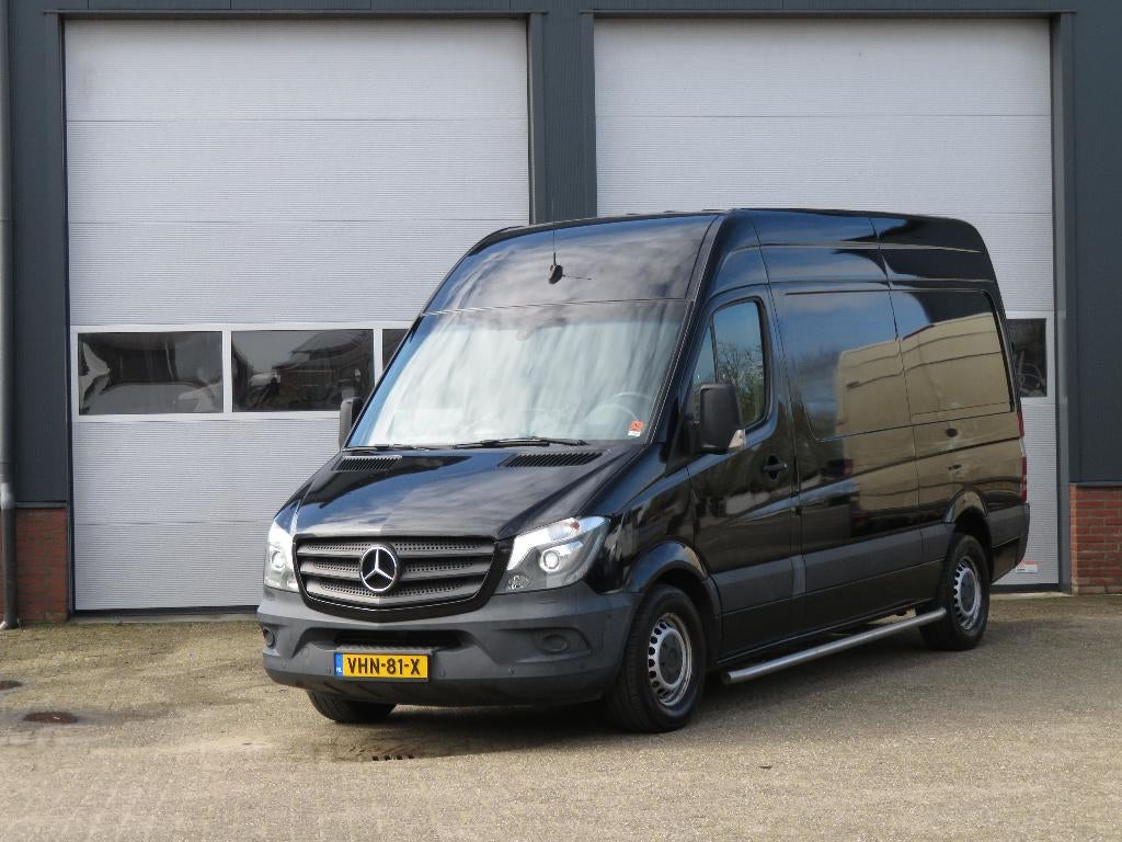 Mercedes Sprinter 319CDI Zwart L2H2 automaat xenon, Automaat, Zwart, 2987 cc, Bedrijf