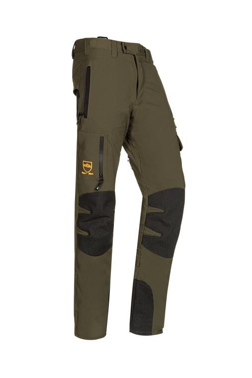 Complete set Werkkleding Kettingzaagbroek Helm Schoenen M/V, Doe-het-zelf en Verbouw, Veiligheidskleding, Zo goed als nieuw, Ophalen of Verzenden