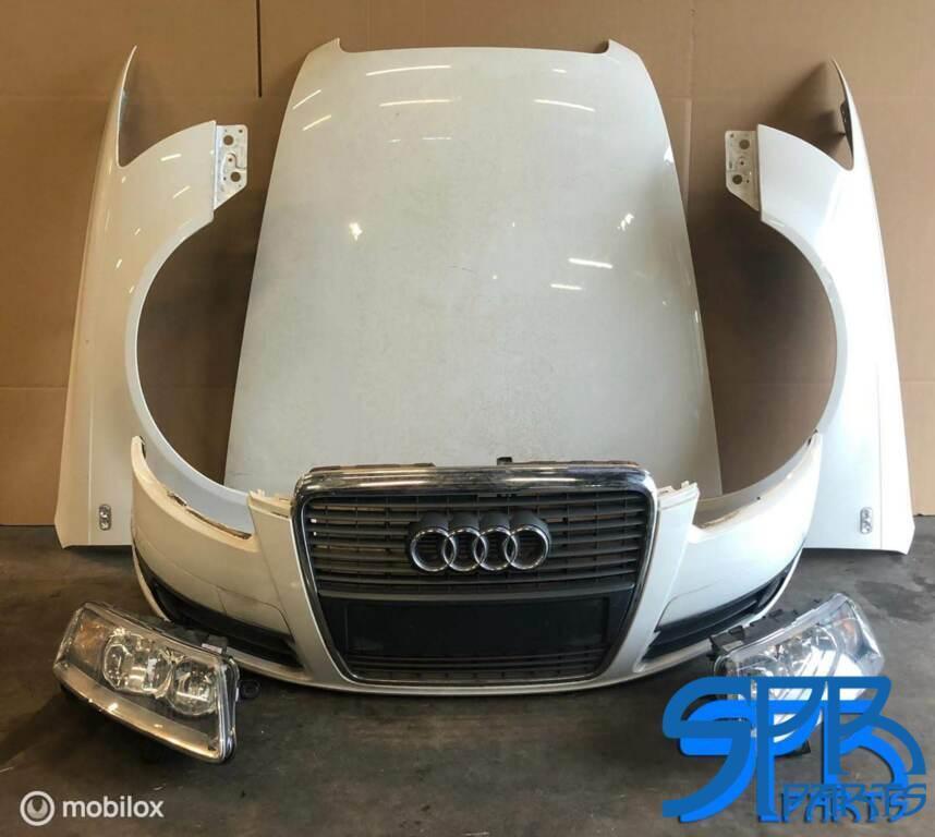 AUDI A6 4F Voorkop 3.0 AVK LY9C Wit Benzine Diesel Halogeen, Audi, Gebruikt, Audi, Ophalen of Verzenden