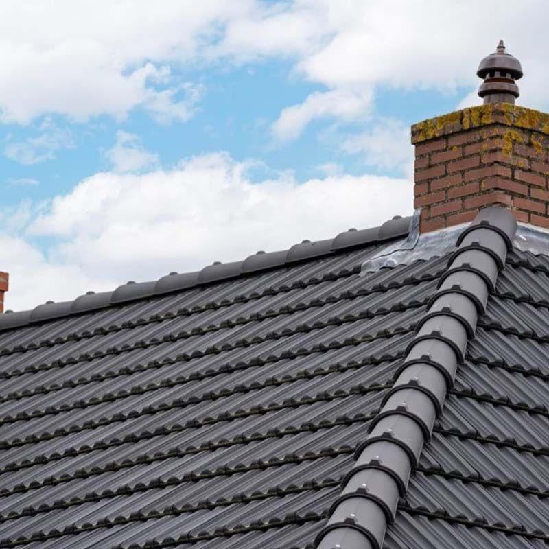 Dakpannen 18m2 - Zwart/Antraciet 250 stuks, Ophalen, Steen of Klei, Zwart, Nieuw
