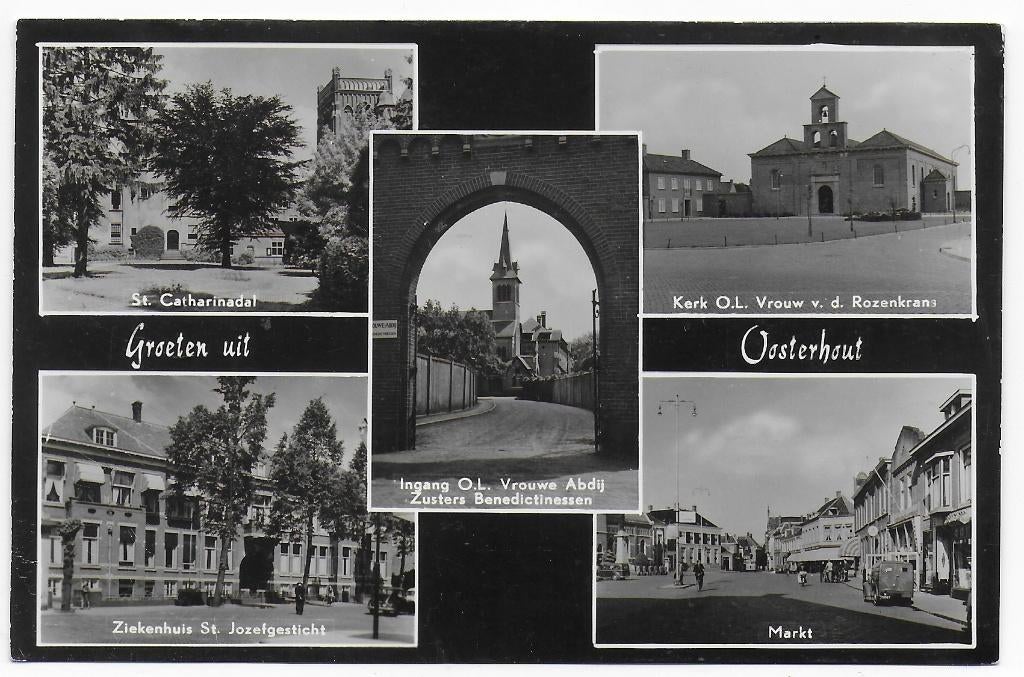 Oosterhout Gelopen Ansichtkaart ( B6702), Ophalen of Verzenden, 1960 tot 1980, Gelopen, Noord-Brabant