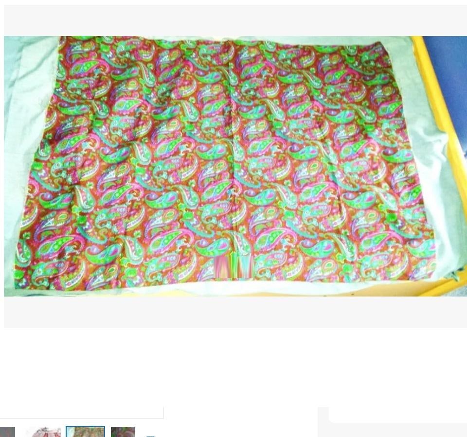 Buta-ornament Katoenen lap stof met oosterse motieven Schort, Hobby en Vrije tijd, Stoffen en Lappen, 120 cm of meer, Nieuw, Ophalen of Verzenden