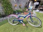 Meisjesfiets B'TWIN 24 inch - Blauw/Roze, B'TWIN, Versnellingen, Ophalen of Verzenden, Gebruikt